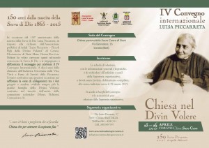 brochure 150 anni Luisa Piccarreta
