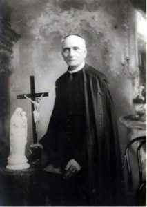 St Annibale with Luisas Cross and Statue of Mary and Jesus